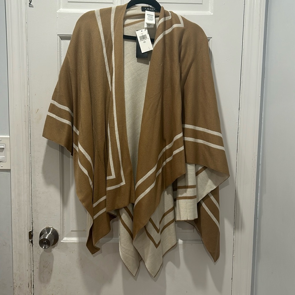 Lauren by Ralph Lauren Reversible Poncho
